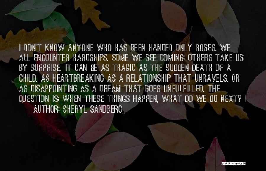 Hardships Quotes By Sheryl Sandberg