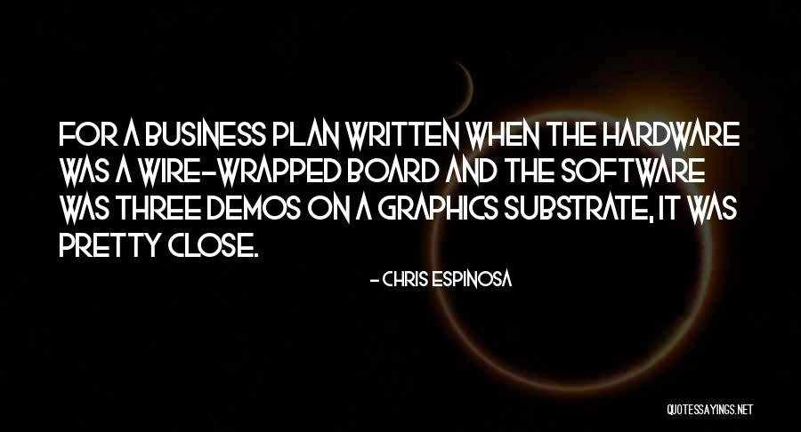 Hardware And Software Quotes By Chris Espinosa