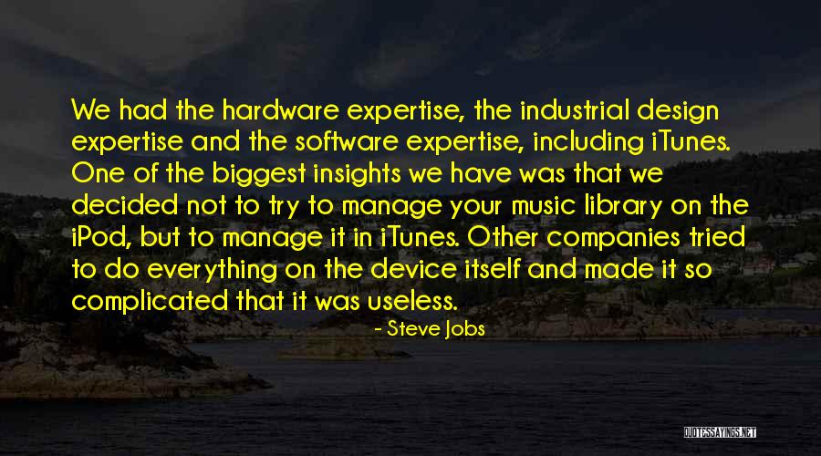 Hardware And Software Quotes By Steve Jobs