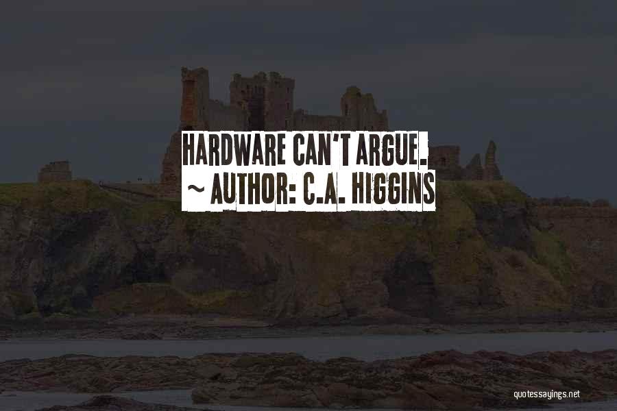 Hardware Quotes By C.A. Higgins