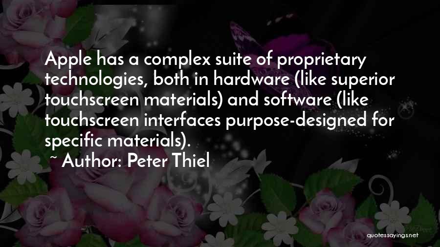 Hardware Quotes By Peter Thiel