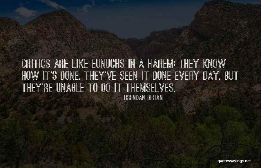 Harem Quotes By Brendan Behan