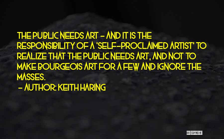 Haring Quotes By Keith Haring