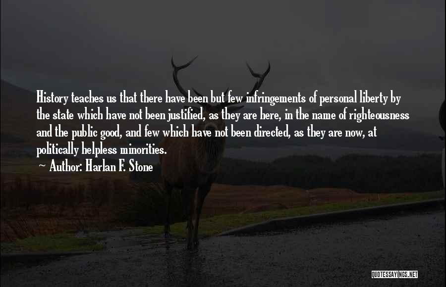 Harlan F. Stone Quotes 1531972