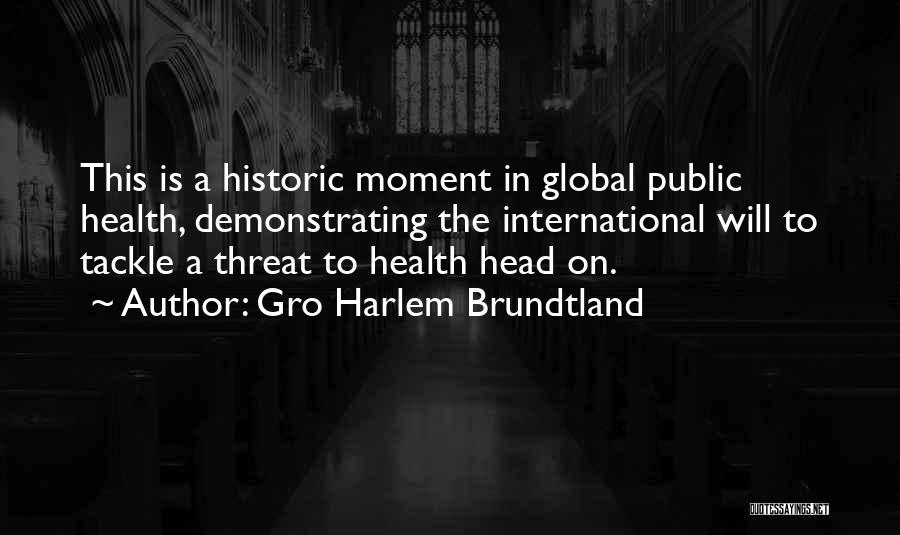 Harlem Quotes By Gro Harlem Brundtland