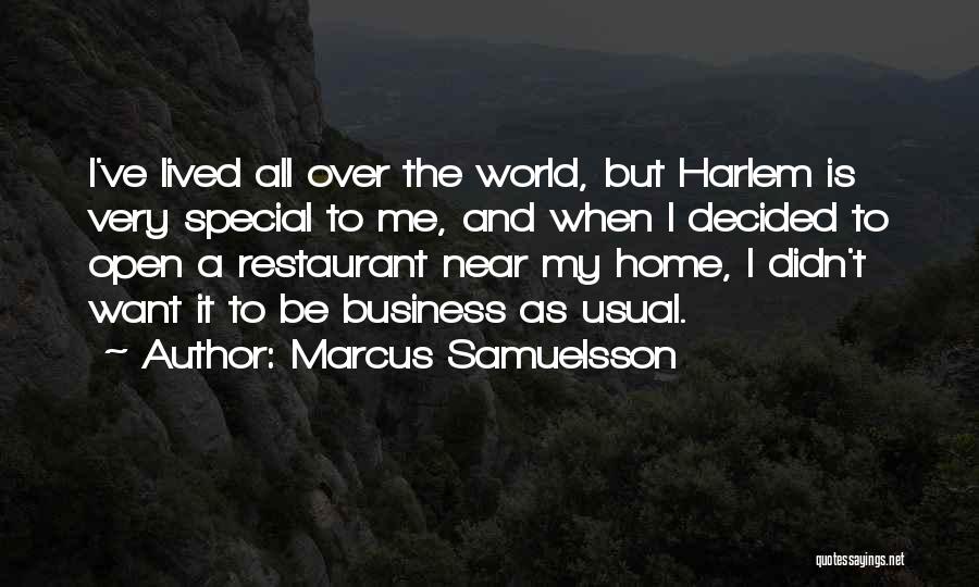 Harlem Quotes By Marcus Samuelsson