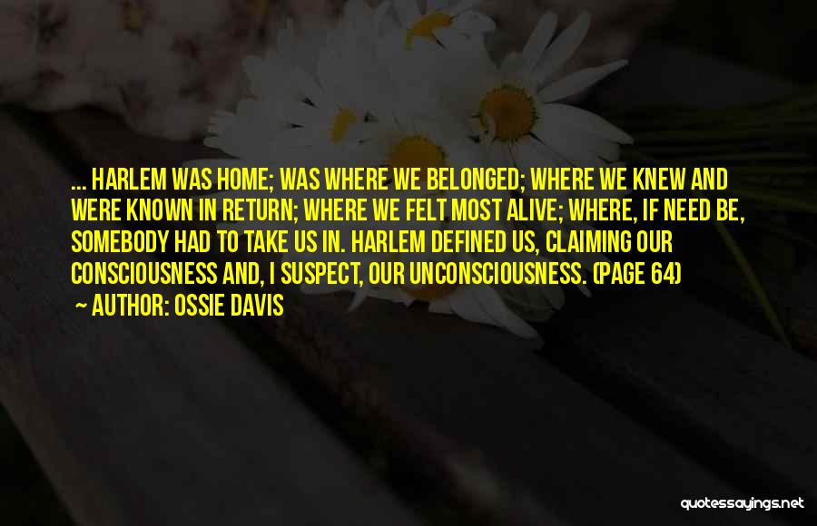 Harlem Quotes By Ossie Davis