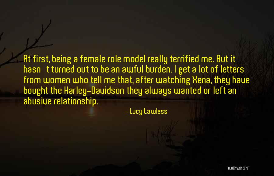 Harley Davidson Quotes By Lucy Lawless