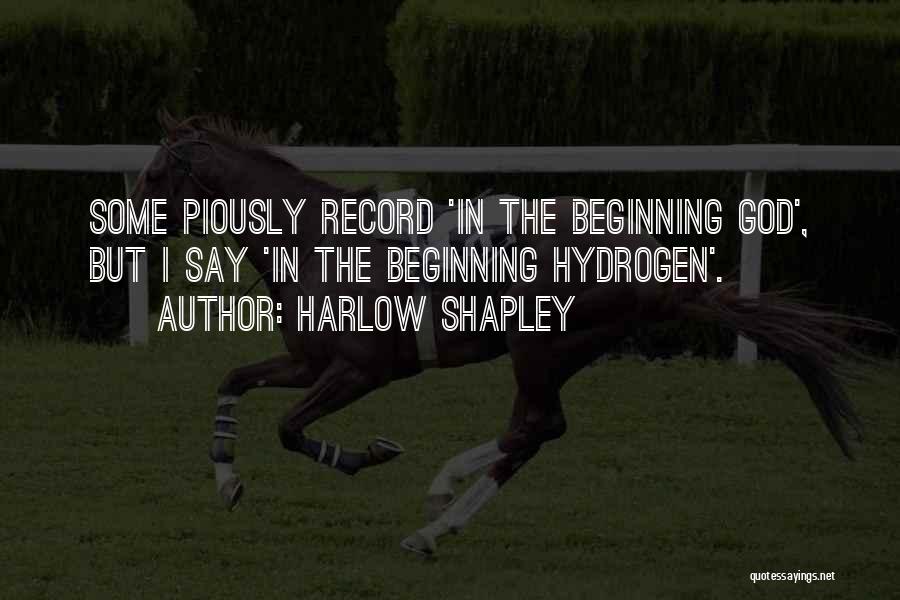 Harlow Quotes By Harlow Shapley