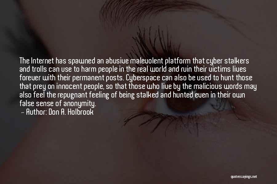 Harm Quotes By Don A. Holbrook