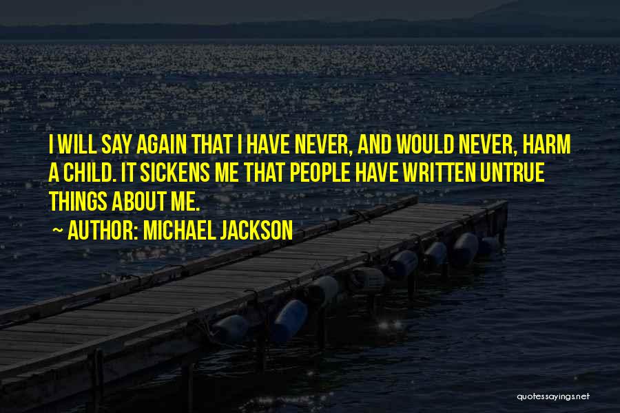 Harm Quotes By Michael Jackson