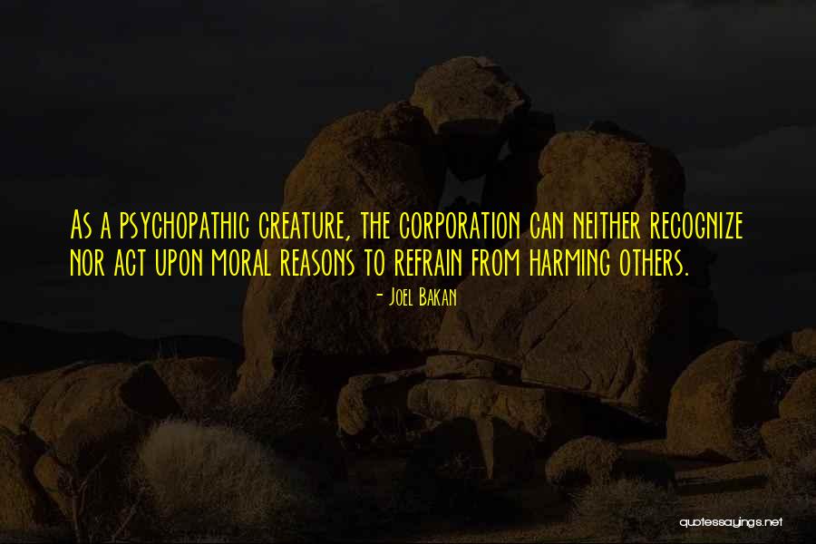 Harming Quotes By Joel Bakan Harming Quotes By Joel Bakan