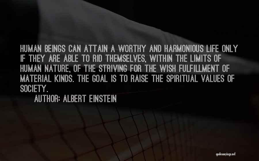 Harmonious Life Quotes By Albert Einstein