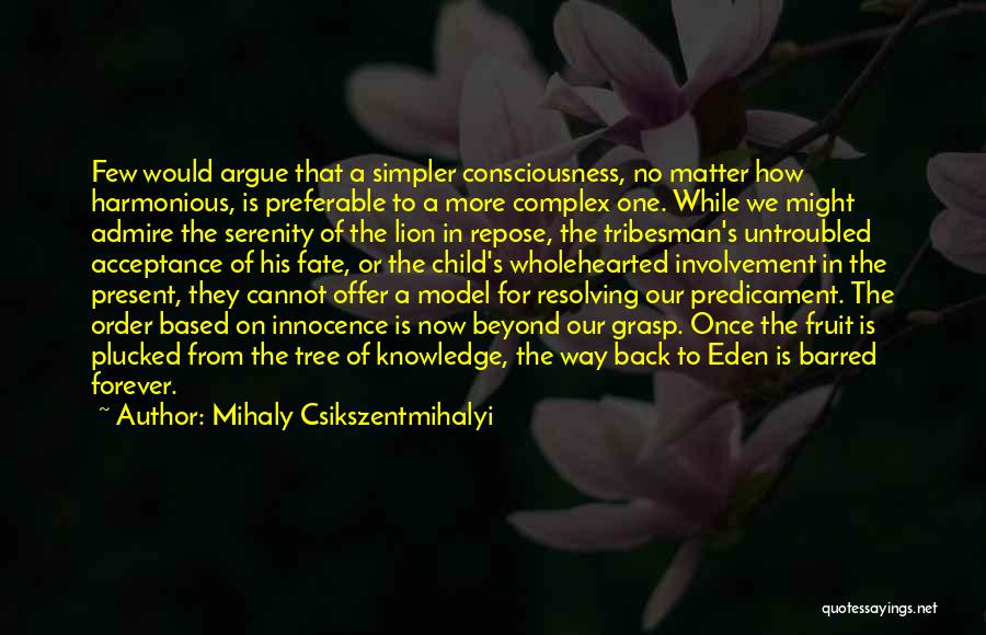 Harmonious Life Quotes By Mihaly Csikszentmihalyi