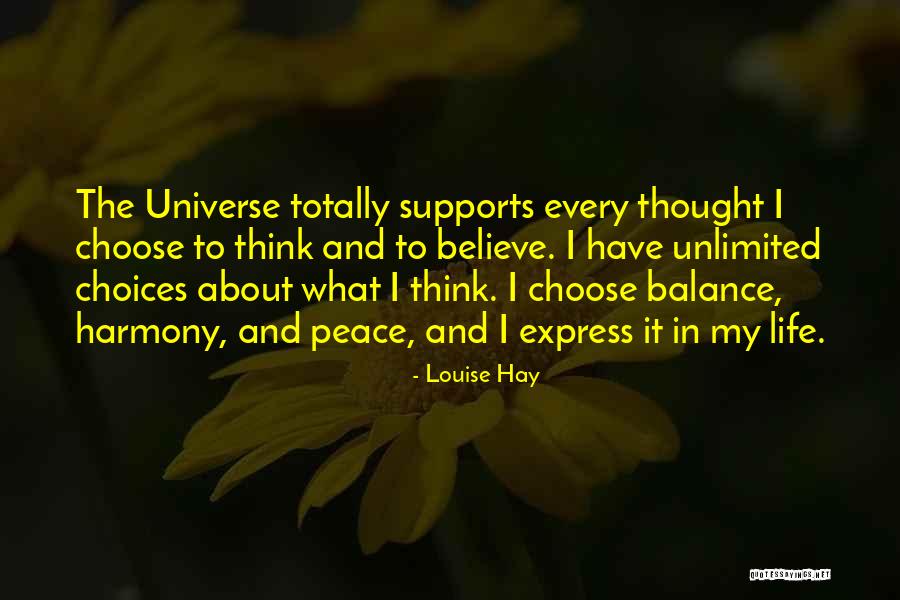 Harmony And Balance Quotes By Louise Hay Harmony And Balance Quotes By Louise Hay