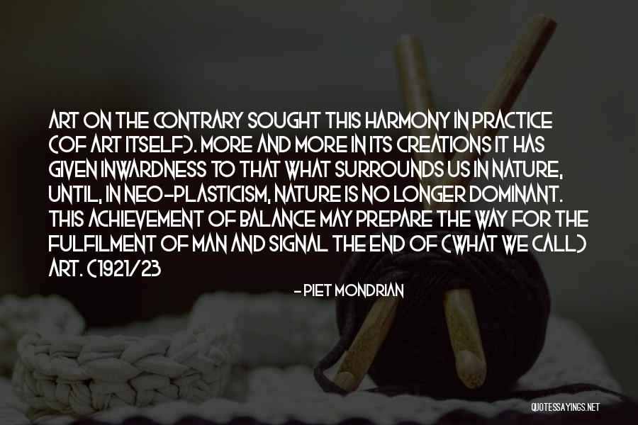 Harmony And Balance Quotes By Piet Mondrian Harmony And Balance Quotes By Piet Mondrian