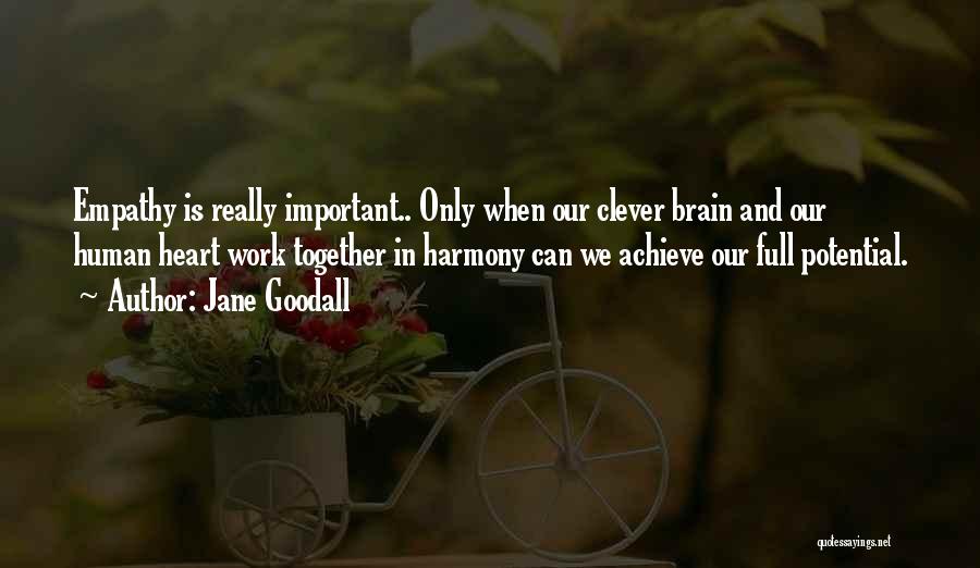 Harmony At Work Quotes By Jane Goodall