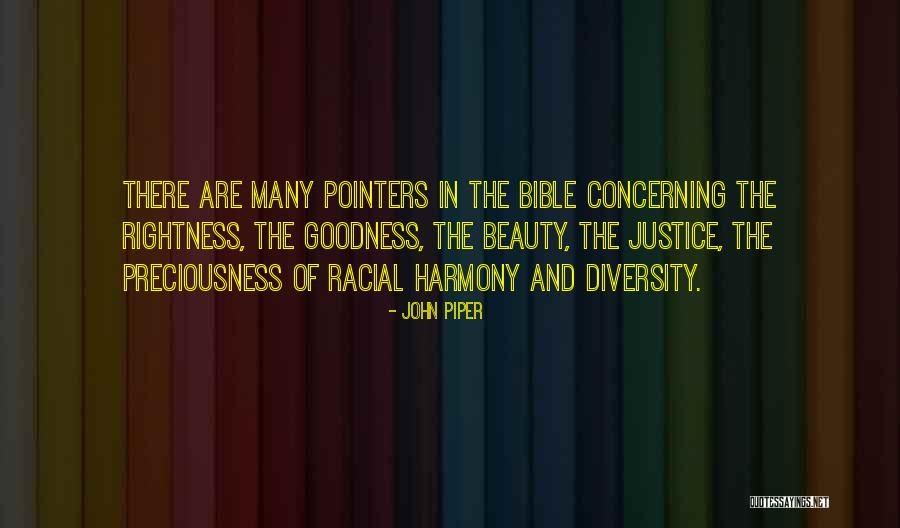 Harmony In Diversity Quotes By John Piper