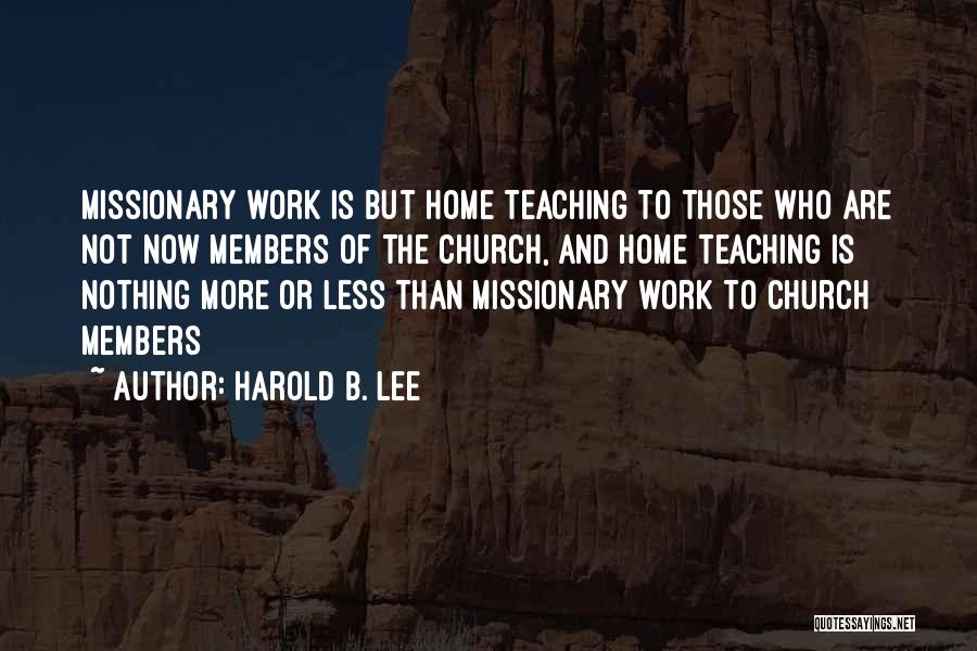 Harold B. Lee Quotes 161404