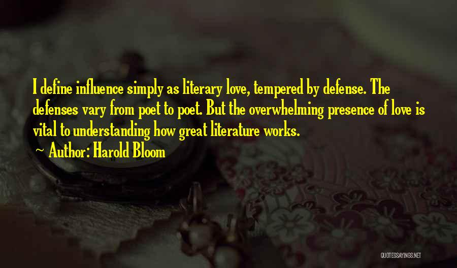 Harold Bloom Poetry Quotes By Harold Bloom