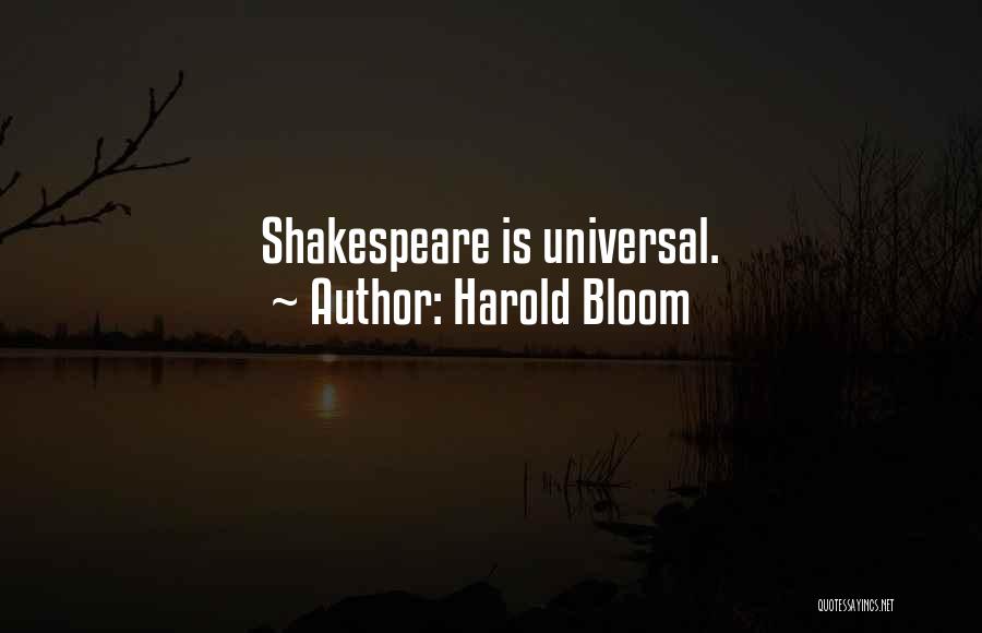 Harold Bloom Quotes 1520221