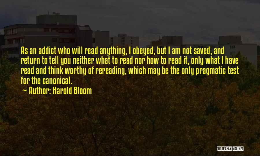 Harold Bloom Quotes 1645222