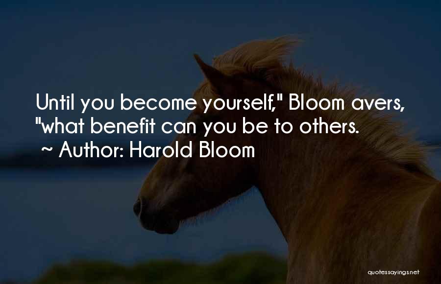 Harold Bloom Quotes 371805