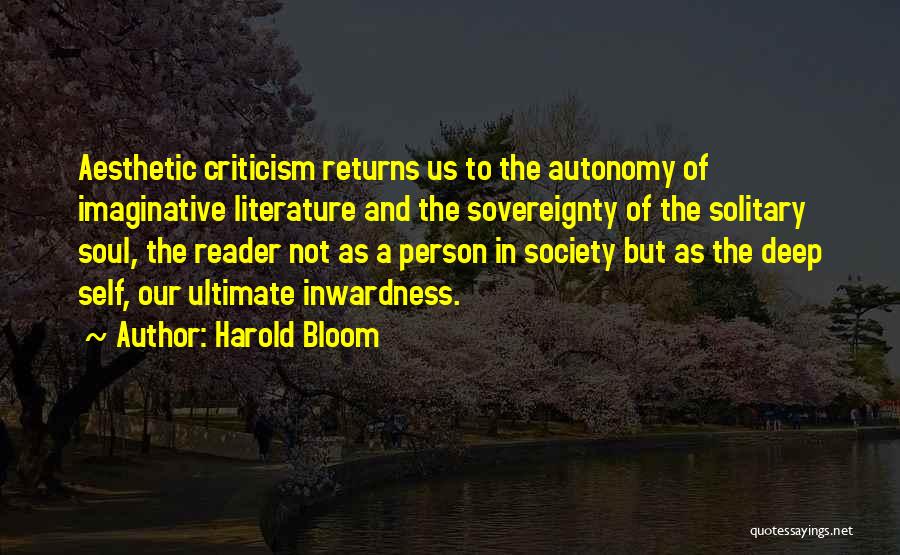 Harold Bloom Quotes 402632