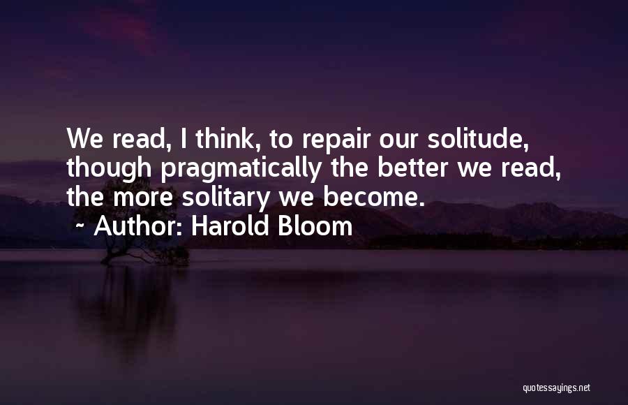 Harold Bloom Quotes 423397