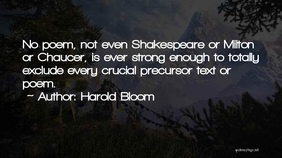 Harold Bloom Quotes 577177