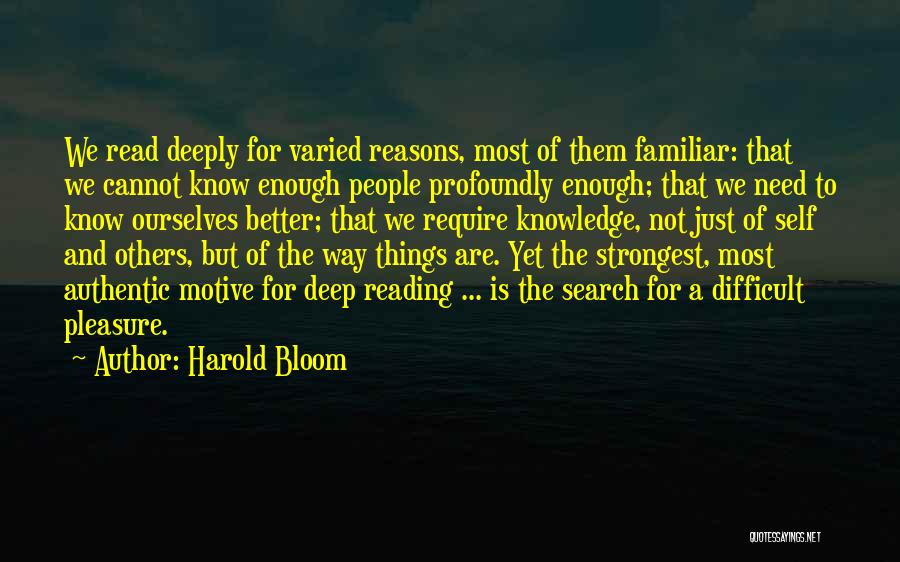 Harold Bloom Quotes 758640