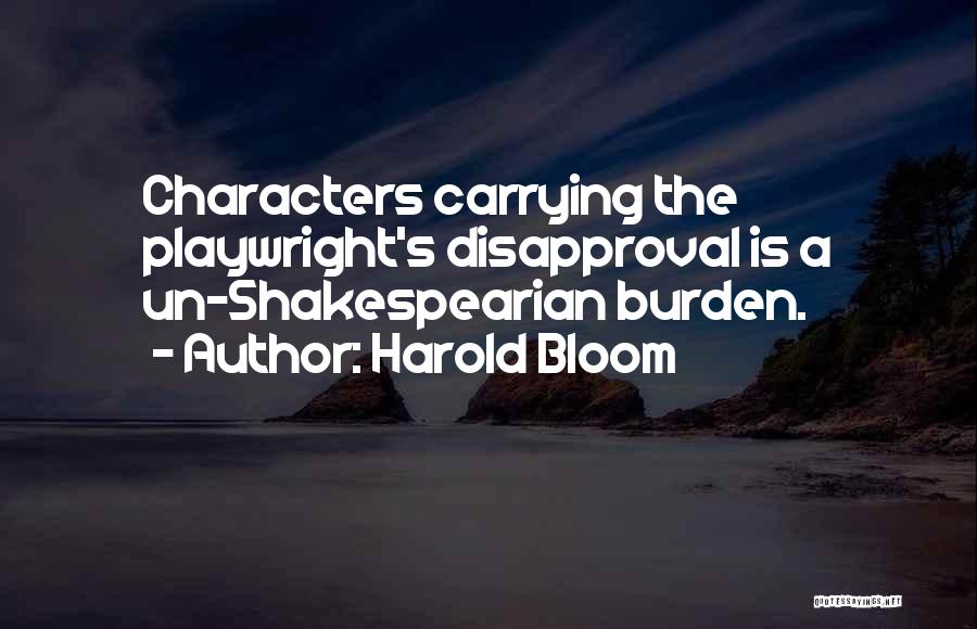 Harold Bloom Quotes 839081