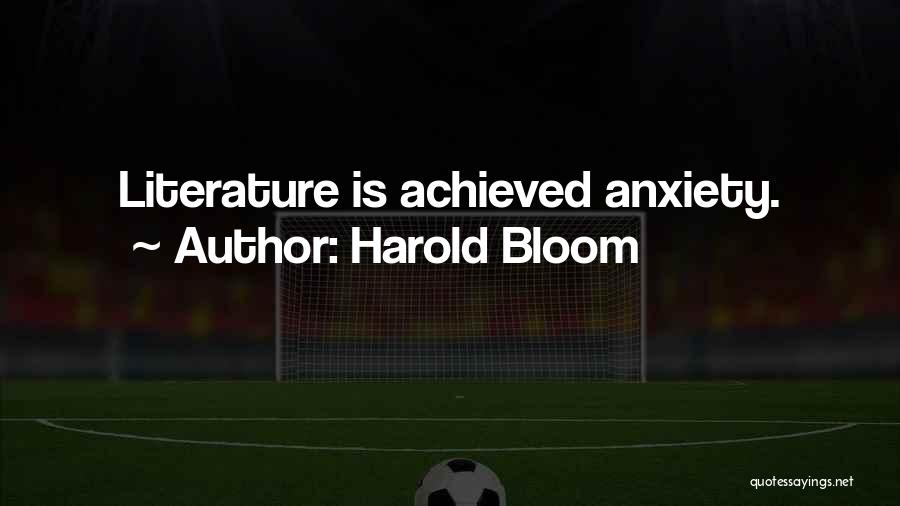 Harold Bloom Quotes 923473