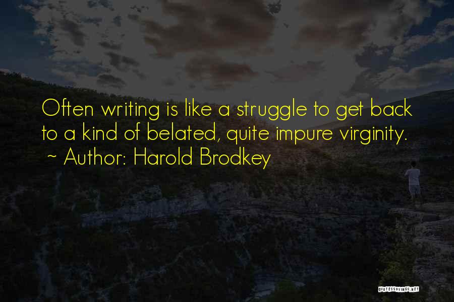 Harold Brodkey Quotes 1617363