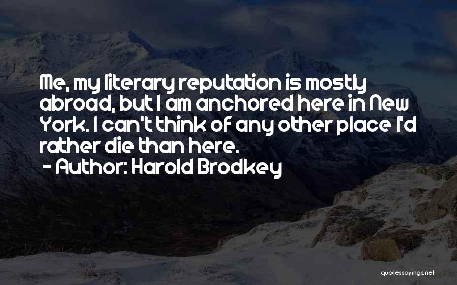 Harold Brodkey Quotes 903980