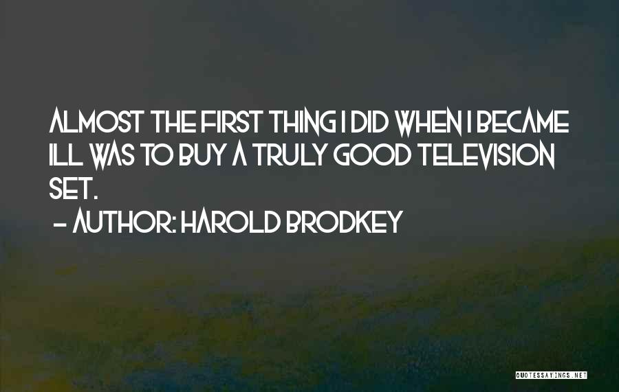 Harold Brodkey Quotes 917388