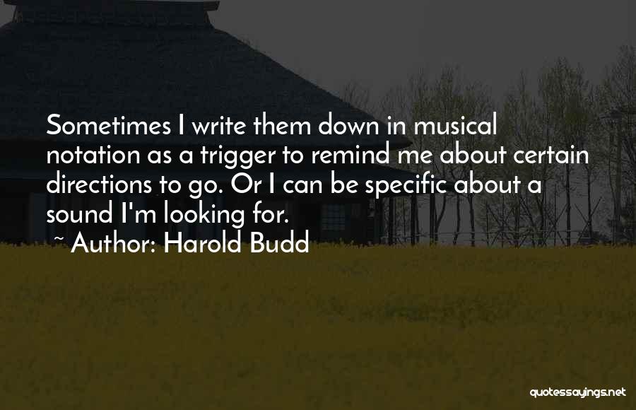 Harold Budd Quotes 2176225