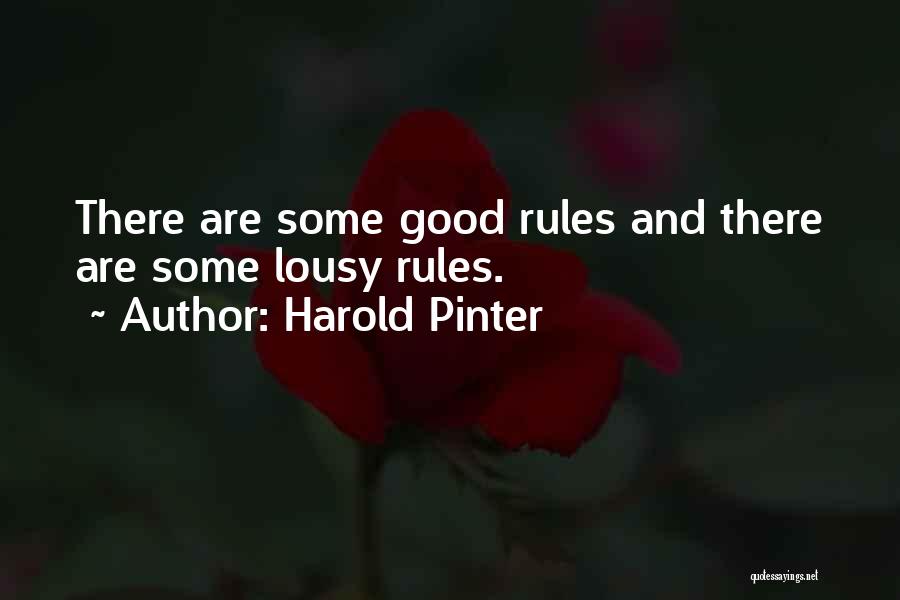 Harold Pinter Quotes 1906614