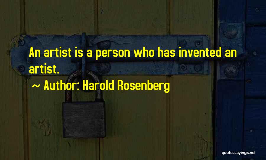 Harold Rosenberg Quotes 204019