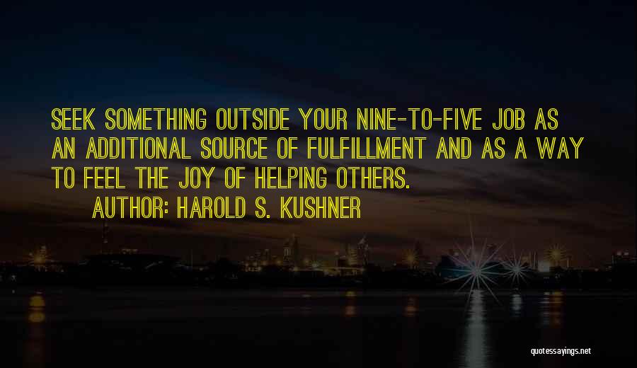 Harold S. Kushner Quotes 227300