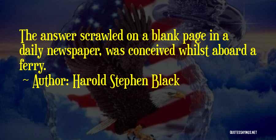 Harold Stephen Black Quotes 1654748