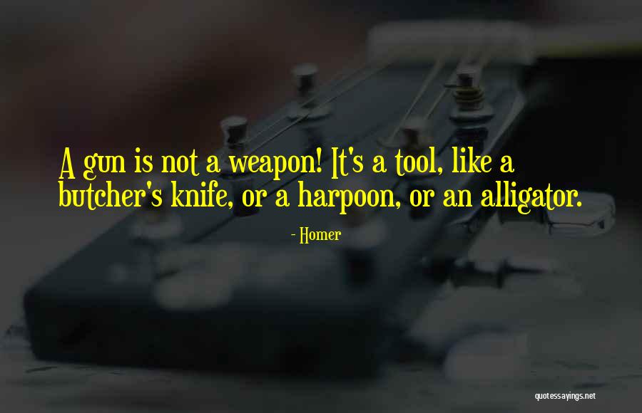 Harpoon Gun Quotes By Homer Harpoon Gun Quotes By Homer