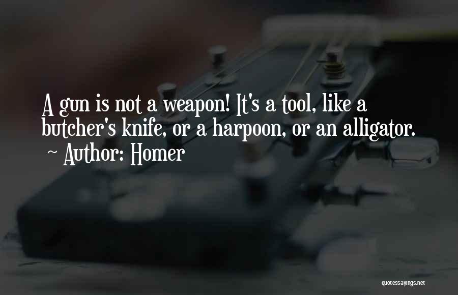 Harpoon Quotes By Homer