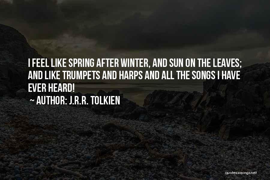 Harps Quotes By J.R.R. Tolkien