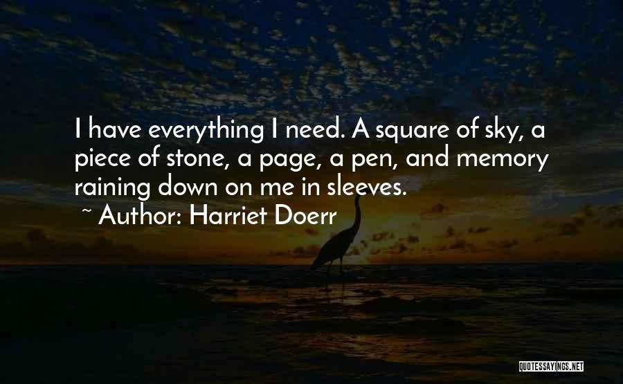 Harriet Quotes By Harriet Doerr
