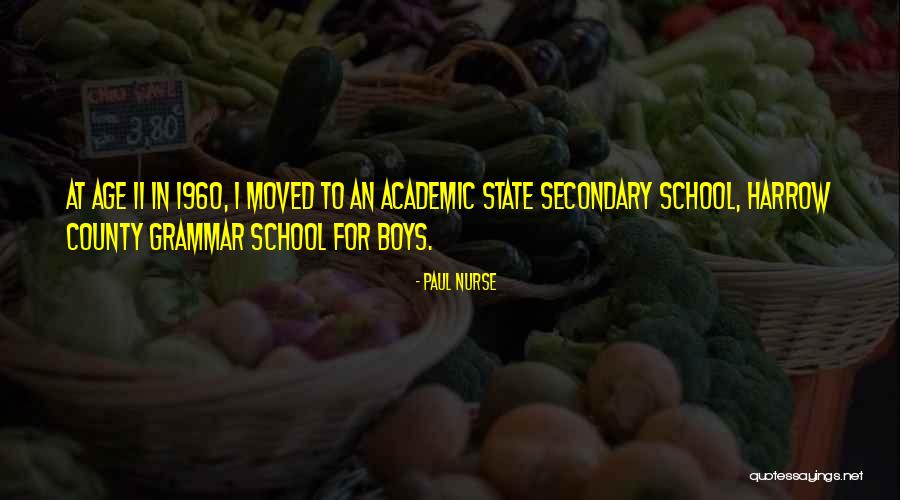 Harrow Way School Quotes By Paul Nurse Harrow Way School Quotes By Paul Nurse