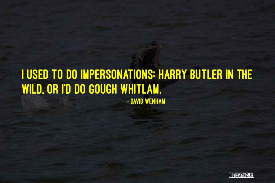 Harry And David Quotes By David Wenham