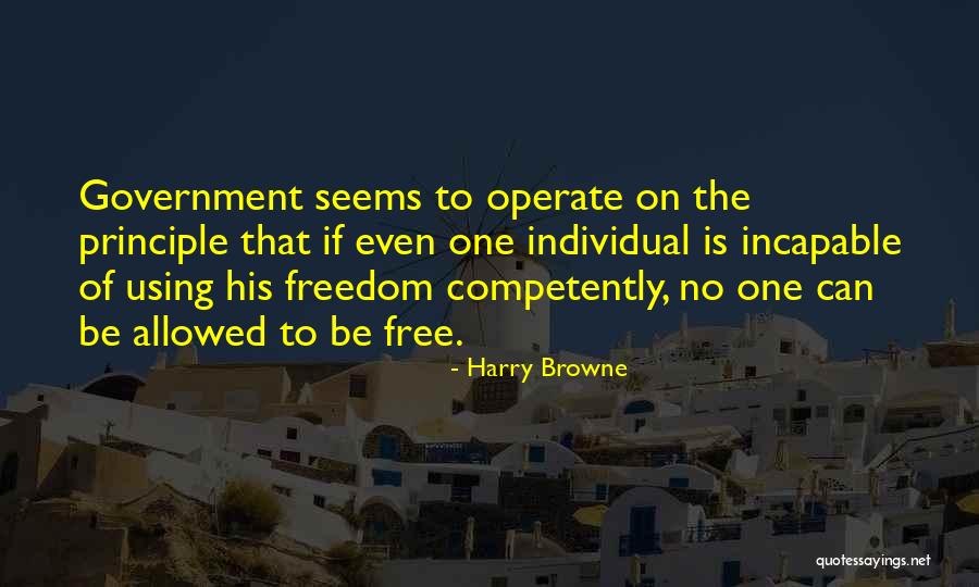 Harry Browne Quotes 1485584 Harry Browne Quotes 1485584