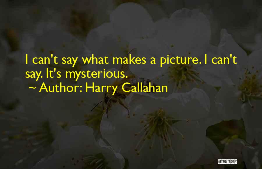 Harry Callahan Quotes 1953027