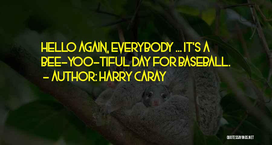 Harry Caray Baseball Quotes By Harry Caray